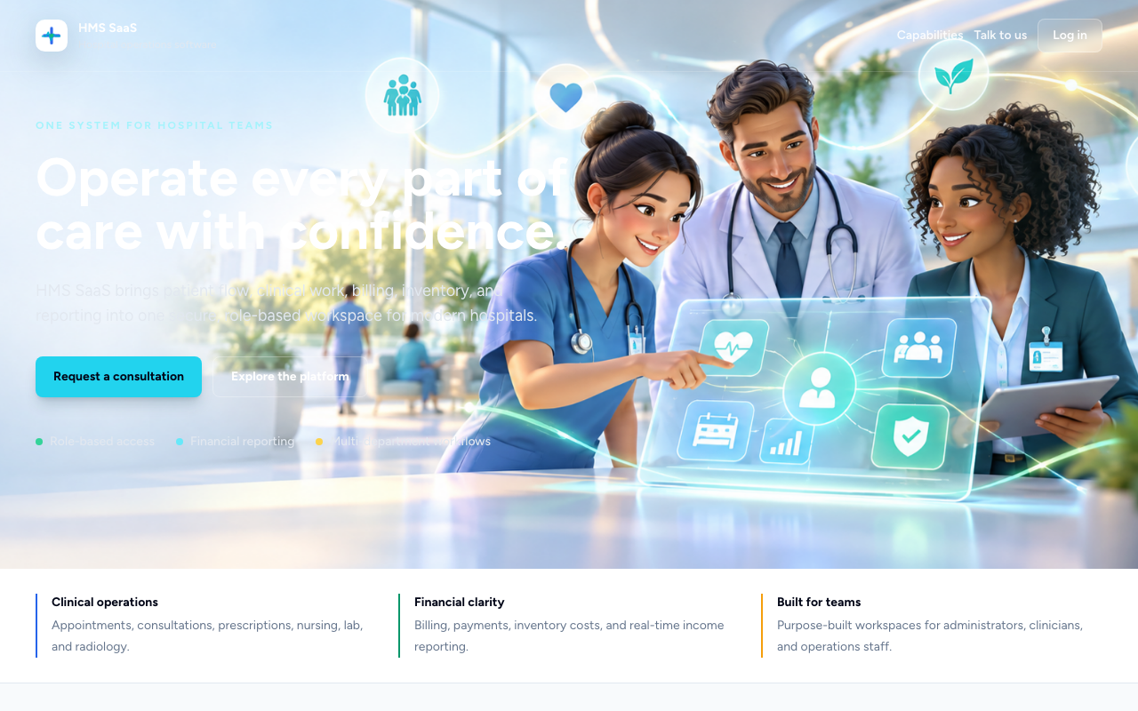 Hospital management platform